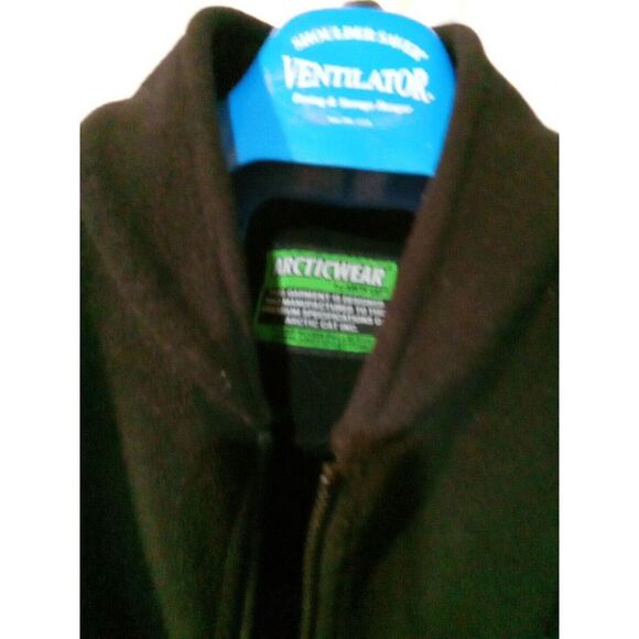 Arctic Cat Fleece Jacket Men's XL Full Zip Off Sleeve Vest Snowmobile - Picture 3 of 4